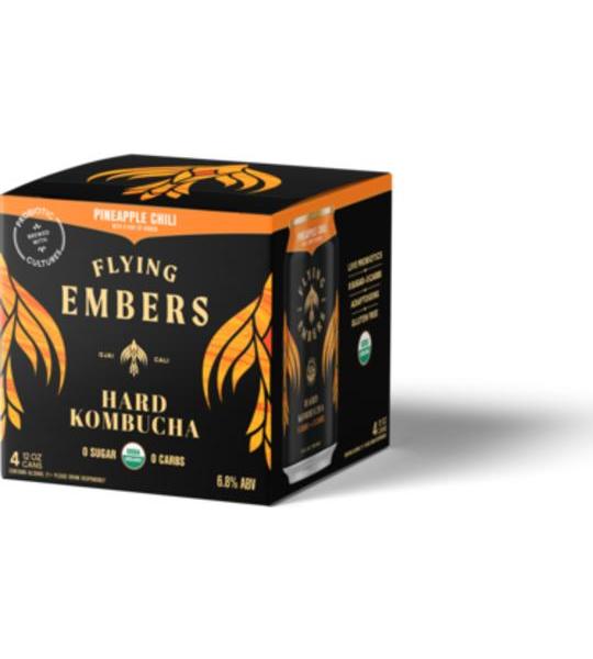 Flying Embers Pineapple Chili Hard Kombucha Minibar Delivery