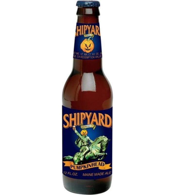 Shipyard Bourbon barrel aged smashed pumpkin glass 750ml (780369077508)