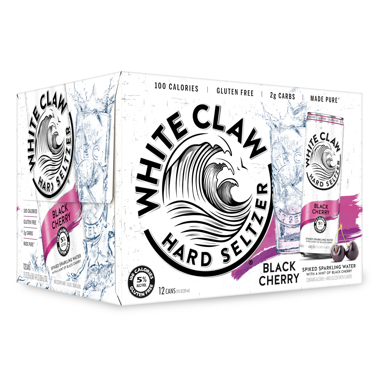 White Claw Hard Seltzer Black Cherry